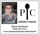 Diane Kroehnert, Pampered Chef consultant